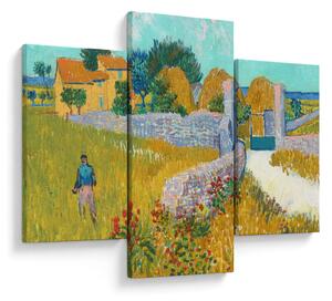 Obraz - Vincent van Gogh, Farmhouse in Provence, reprodukcia (90x60 cm)