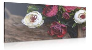 Obraz kvetinové vinobranie - 100x50