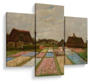 Obraz - Vincent van Gogh, Flower Beds in Holland, reprodukcia (90x60 cm)