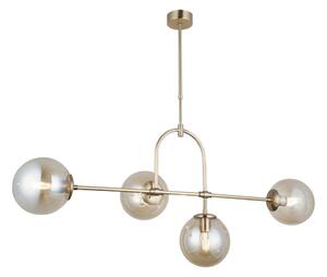 Luster na tyči POLINO 4xE27/40W/230V zlatý