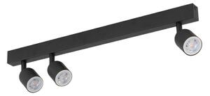 LED bodové svietidlo TOP 3xGU10/10W/230V čierne