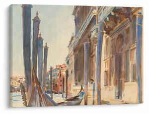 Obraz - John Singer Sargent, Gondola Moorings on the Grand Canal, reprodukcia (70x50 cm)