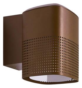 Nordlux - Vonkajšie nástenné svietidlo SIDARA 1xE27/15W/230V IP54 hnedé
