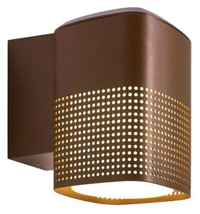 Nordlux - Vonkajšie nástenné svietidlo SIDARA 1xE27/15W/230V IP54 hnedé