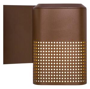 Nordlux - Vonkajšie nástenné svietidlo SIDARA 1xE27/15W/230V IP54 hnedé