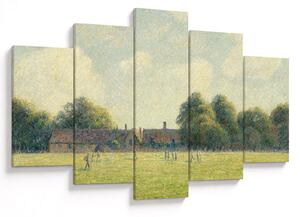 Obraz - Camille Pissarro, Hampton Court Green, reprodukcia (150x105 cm)