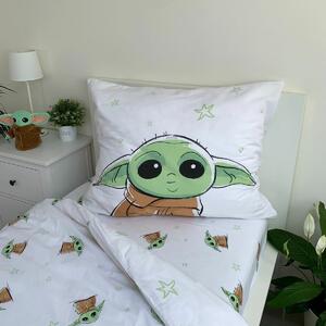 Jerry Fabrics Bavlnené obliečky Star Wars Baby Yoda, 140 x 200 cm, 70 x 90 cm