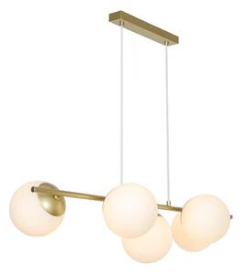 Nordlux - Luster na lanku LILLY 5xE14/10W/230V mosadz