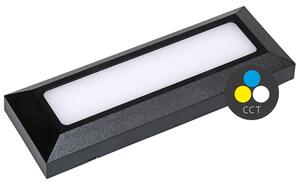 LED fasádne svietidlo RIKO 6W čierne (ZSE5-CR)