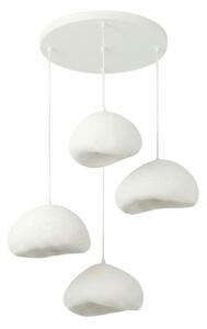 Brilagi - Závesné svietidlo WABI SABI na lanku 4xE27/40W/230V pr. 95 cm biela