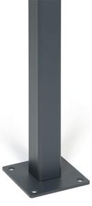 Stĺpik pre plotové panely s pätkou, 1277 mm