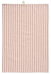 Bavlnená utierka Holly Red Woven Stripes