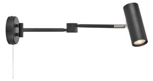 Markslöjd 109181 - stmievateľné LED nástenné svietidlo ARLO LED/4,9W/230V čierne