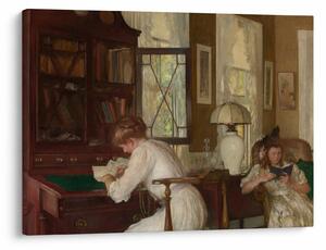 Obraz - Edmund Tarbell, Josephine and Mercie, reprodukcia (70x50 cm)