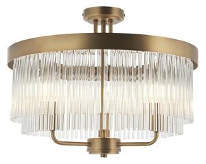 Endon 119109 - Prisadený luster CLERMONT 3xE14/6W/230V mosadz