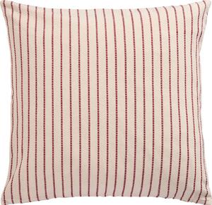 Poťah na vankúš Holly Red Woven Stripes 50 × 50 cm