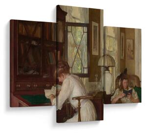 Obraz - Edmund Tarbell, Josephine and Mercie, reprodukcia (90x60 cm)