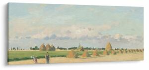 Obraz - Camille Pissarro, Landscape, Ile de France, reprodukcia (120x50 cm)