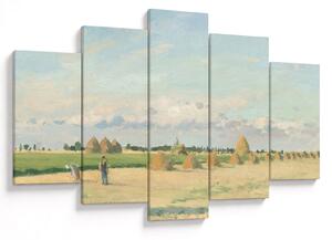 Obraz - Camille Pissarro, Landscape, Ile de France, reprodukcia (150x105 cm)