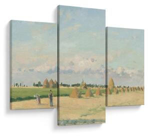 Obraz - Camille Pissarro, Landscape, Ile de France, reprodukcia (90x60 cm)
