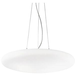 Ideal Lux - Závesný luster na lanku SMARTIES 5xE27/42W/230V, priemer 60 cm, biely