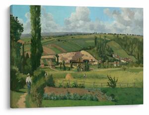 Obraz - Camille Pissarro, Landscape at Les Pâtis, Pontoise, reprodukcia (70x50 cm)