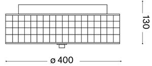 Ideal Lux - LED Krištáľové stropné svietidlo ROMA 6xG9/3W/230V pr. 40 cm chróm