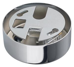 Ideal Lux - Závesný luster na lane NODI 9xE14/28W/230V priemer 80 cm lesklý chróm/biela