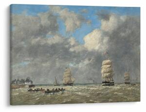 Obraz - Eugène Boudin, Le Havre, reprodukcia (70x50 cm)