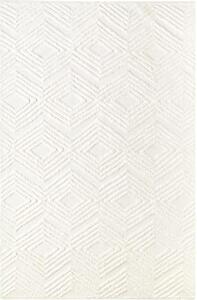 Ručne tkaný bavlnený koberec s reliéfnou štruktúrou Ziggy