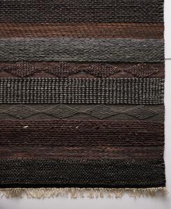 Diamond Carpets koberce Ručne viazaný kusový koberec Black Melange DE 2006 Multi Colour - 160x230 cm