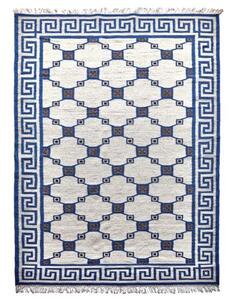 Diamond Carpets koberce Ručne viazaný kusový koberec Geo DESP P82 Silver Blue - 160x230 cm