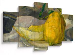 Obraz - French 19th Century, Melon and Lemon, reprodukcia (150x105 cm)