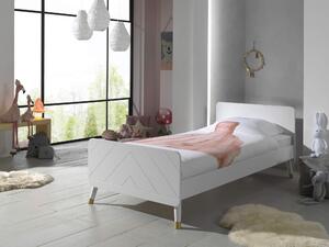 MUZZA Detská posteľ Billie 90 x 200 cm biela