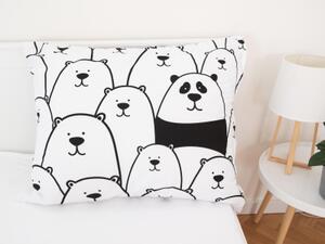 Bavlnená obliečka na vankúš Renforcé 70 × 90 cm – Rebel Panda