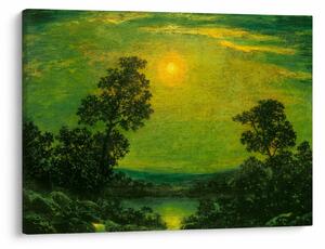 Obraz - Imitator of Ralph Albert Blakelock, Moonlight, reprodukcia (70x50 cm)