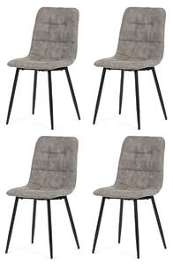Sada jedálenských stoličiek Vintage CT-281 GREY3,4 ks