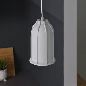 OSRAM závesné svietidlo CONCRETE SIM, sivá, Ø 12 cm, betón, E27, Hliník / sivá / zinok, Obývacia izba / jedáleň, Betón, Štýl mladých, Závesné svietidlo