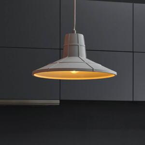 Závesné svietidlo OSRAM CONCRETE SALA, sivá, Ø 32 cm, betón, E27, Hliník / sivá / zinok, Obývacia izba / jedáleň, Betón, Štýl mladých, Závesné svietidlo