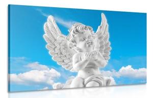 Obraz starostlivý anjelik na nebi - 120x80