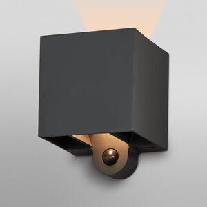 OSRAM LED akumulátorové vonkajšie nástenné svietidlo ENDURA STYLE Sensor grafit, Hliník / sivá / zinok, Plast, Moderný