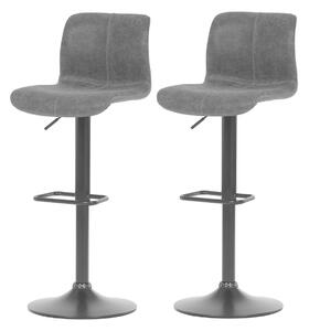 Sada barových stoličiek AUB-806 GREY3, 2 ks