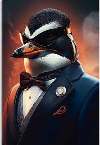 Obraz zvierací gangster tučniak - 80x120
