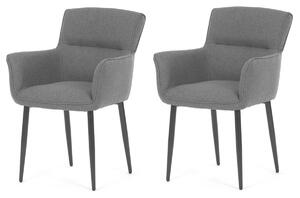 Sada jedálenských stoličiek DCH-J2159 GREY2, 2 ks
