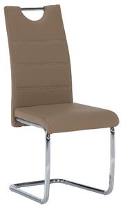 Jedálenská stolička Abalia New (capuccino + chróm). Vlastná spoľahlivá doprava až k Vám domov. 808099