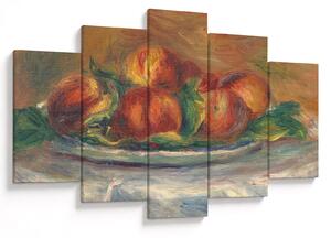 Obraz - Auguste Renoir, Peaches on a Plate, reprodukcia (150x105 cm)