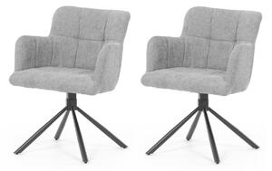 Sada jedálenských stoličiek s vratným mechanizmomDCH-T1122 GREY2, 2 ks