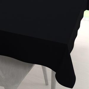 Biante Obdĺžnikový bavlnený saténový obrus ST-019 Čierny 120x180 cm