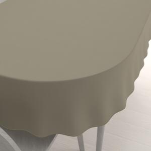 Biante Oválny bavlnený saténový obrus ST-021 Latte 60x100 cm