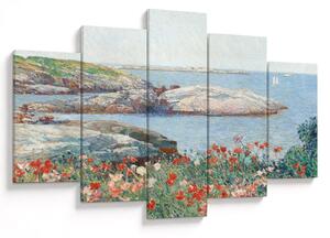 Obraz - Childe Hassam, Poppies, Isles of Shoals, reprodukcia (150x105 cm)